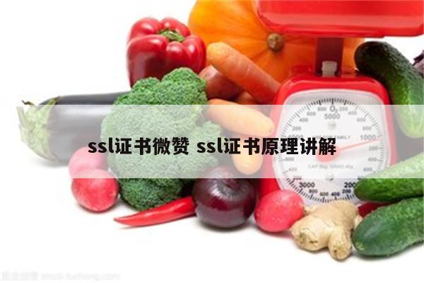 ssl证书微赞 ssl证书原理讲解