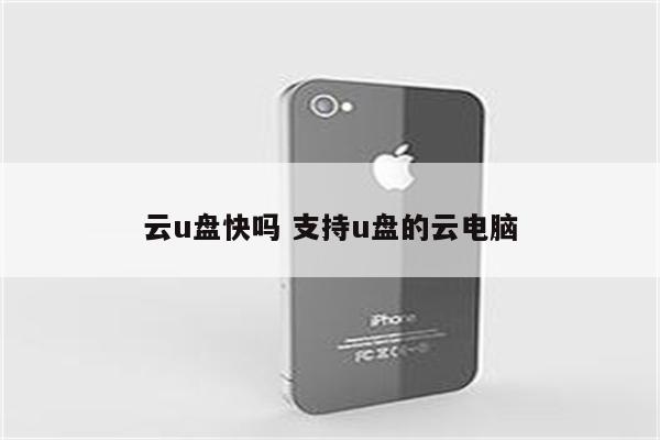云u盘快吗 支持u盘的云电脑