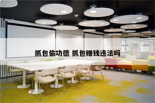 抓包偷功德 抓包赚钱违法吗