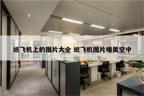 纸飞机上的图片大全 纸飞机图片唯美空中