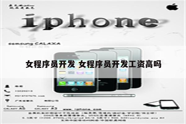 女程序员开发 女程序员开发工资高吗