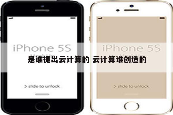 是谁提出云计算的 云计算谁创造的