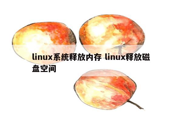 linux系统释放内存 linux释放磁盘空间